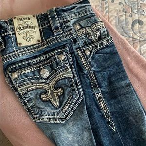 Rock revival jeans outgrew them